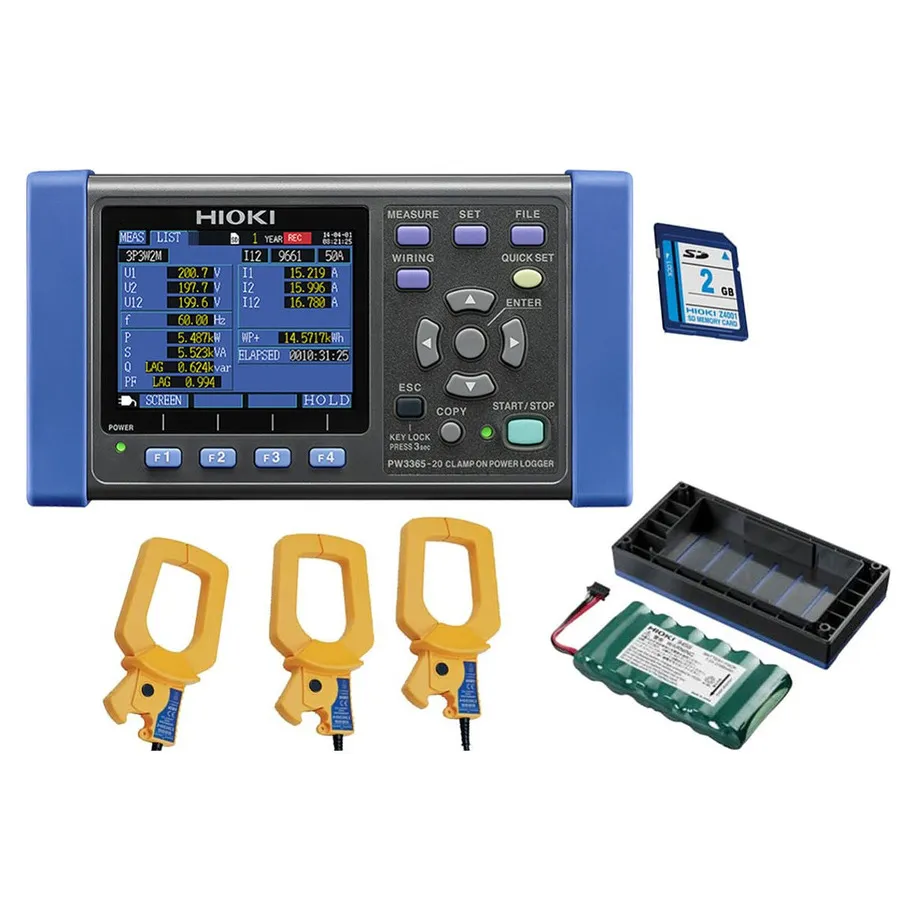 Hioki PW3365-20/1000Pro KIT Vermogenslogger