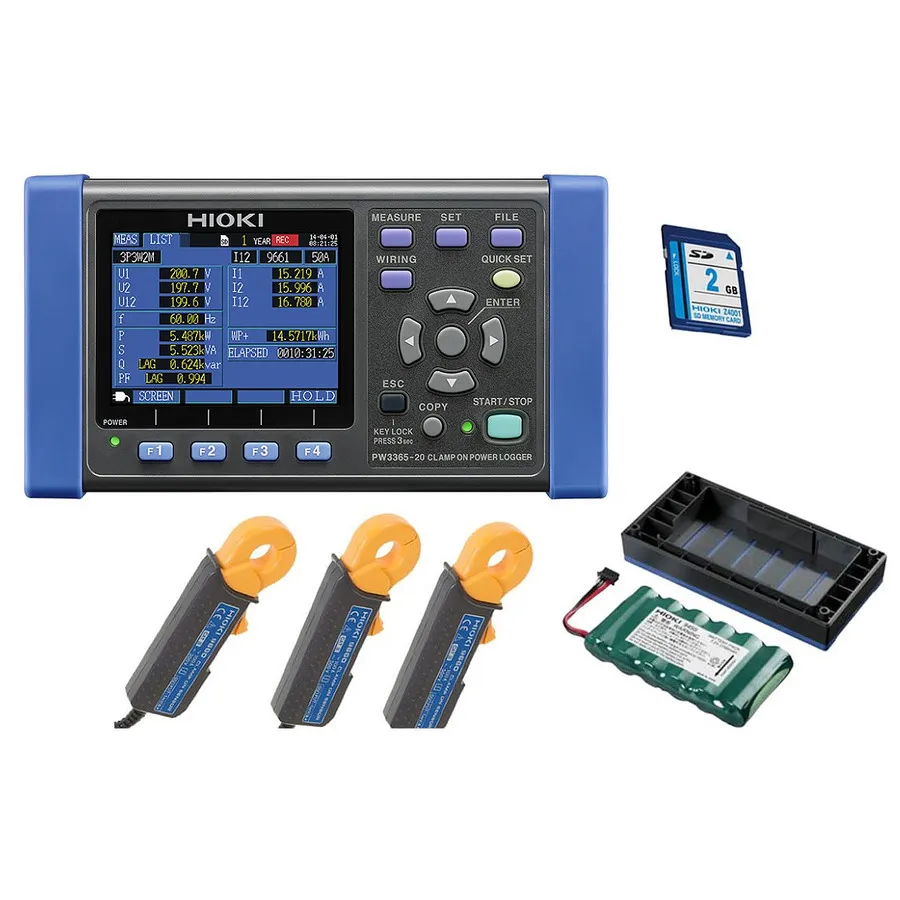 Hioki PW3365-20/100Pro KIT Vermogenslogger