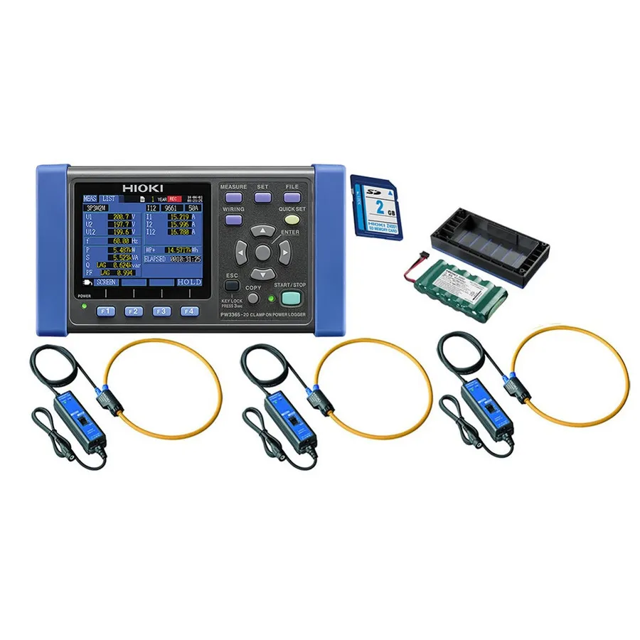 Hioki PW3365-20/5000Pro KIT Vermogenslogger