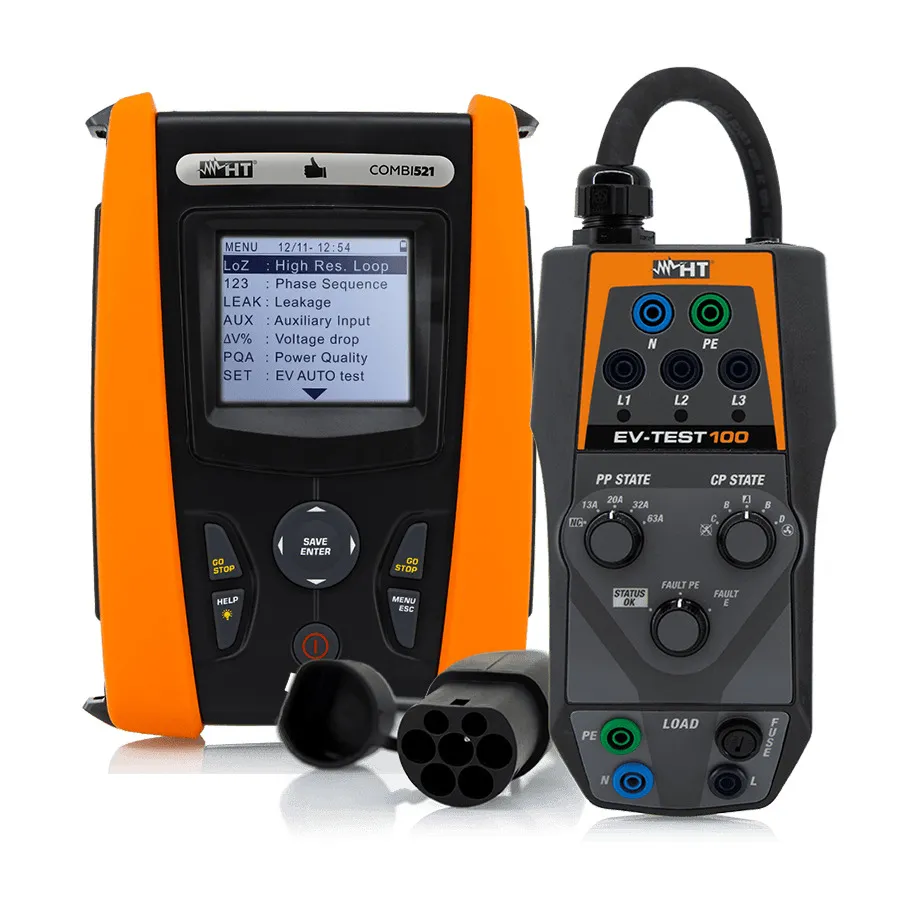 HT Instruments Combi 521EV Multifunctionele Installatie- en EVSE-veiligheidstester