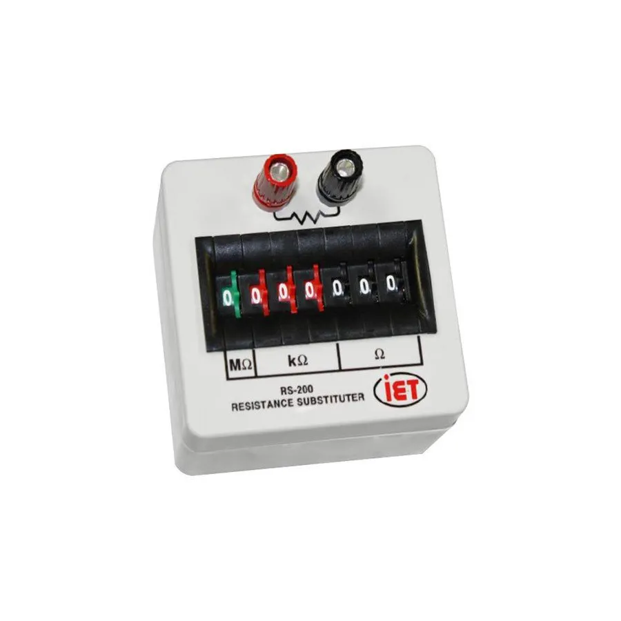 IET Labs RS-200 Weerstandsvervanging Decadedoos