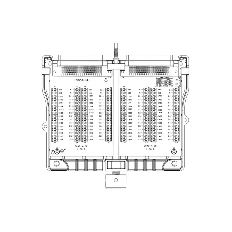 Keithley 3732-ST-C Schroefdraad-eindblok
