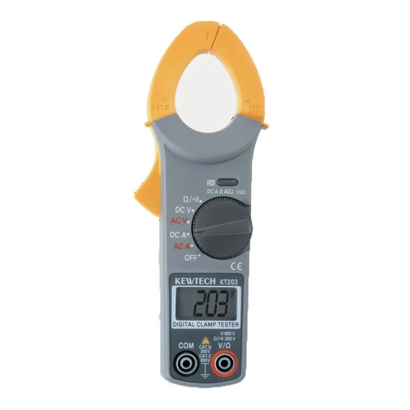 Kewtech KT203 AC/DC Klemspanningsmeter
