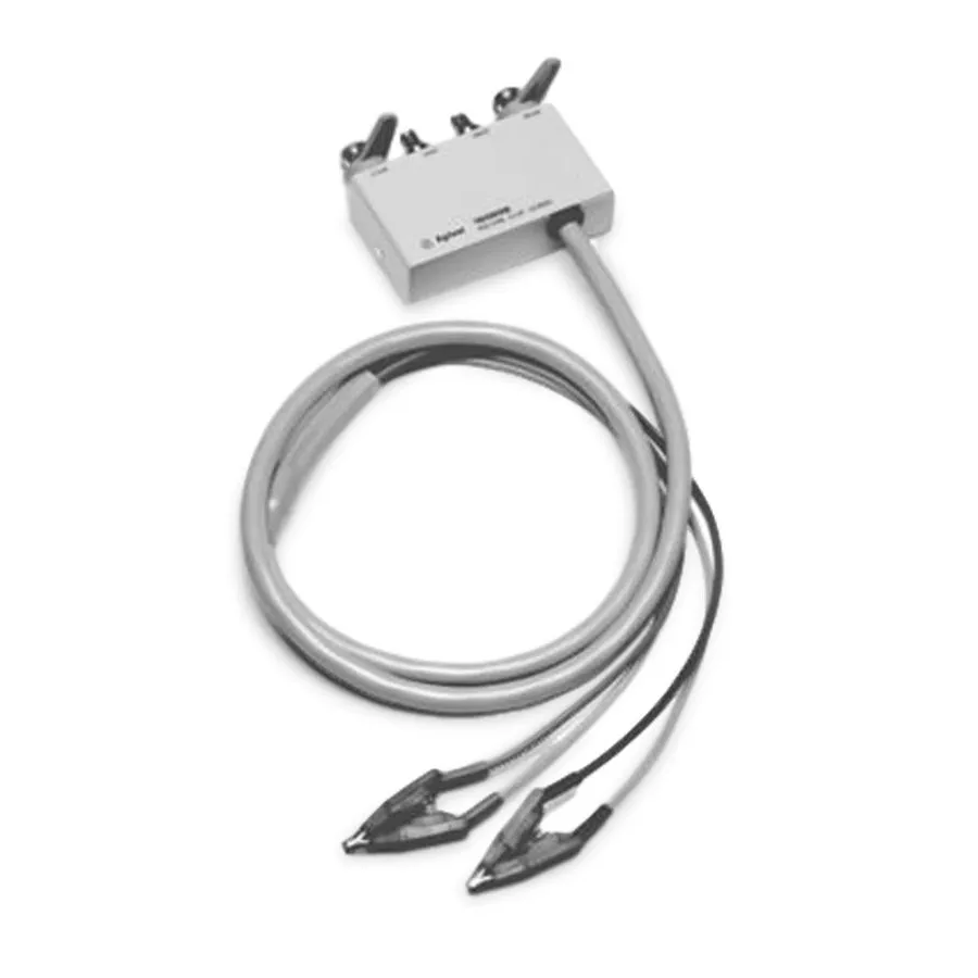 Keysight 16089B/C20 Testopstelling met Kelvin Clip-leidingen