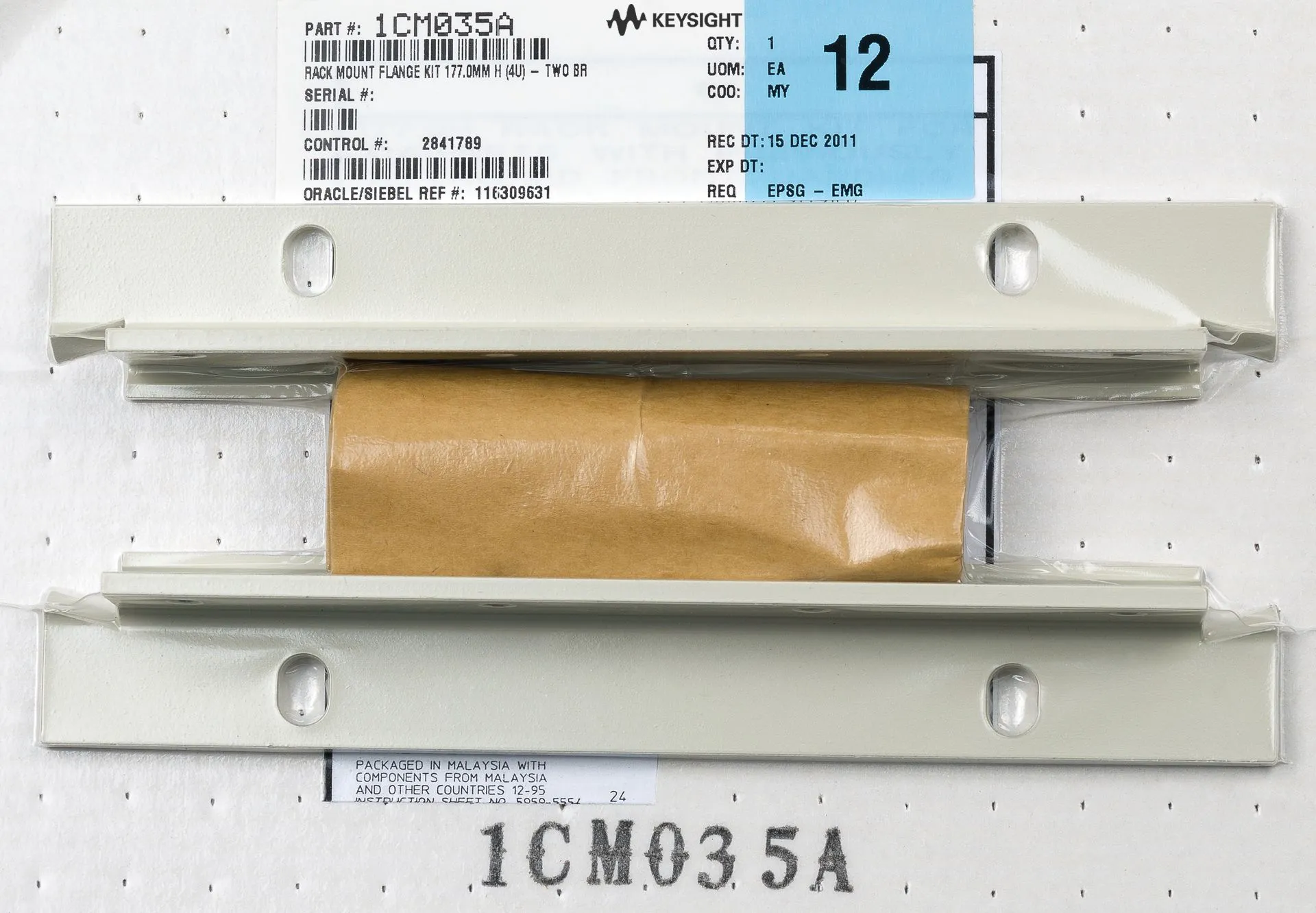 Keysight 1CM035A rackmontageflenskit 177,0 mm H (4U)