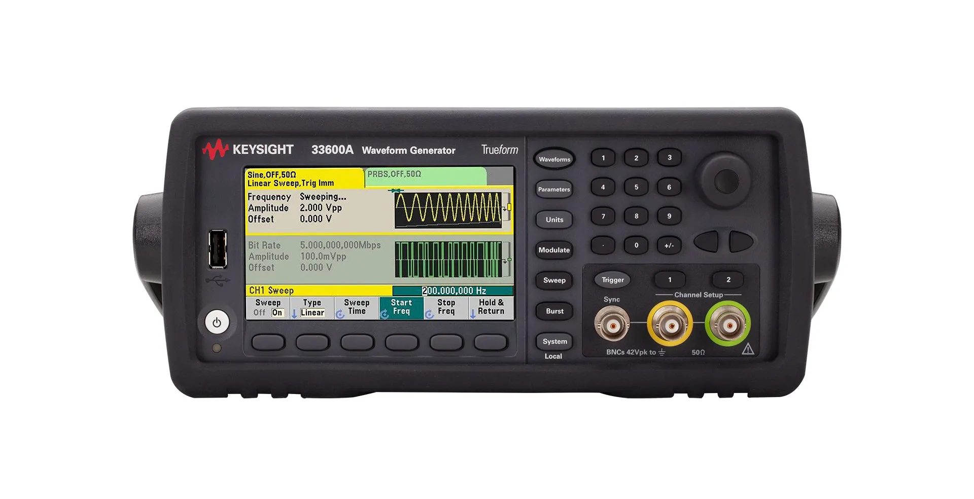 Keysight 33611A Trueform-functie-/arbitraire golfvormgenerator