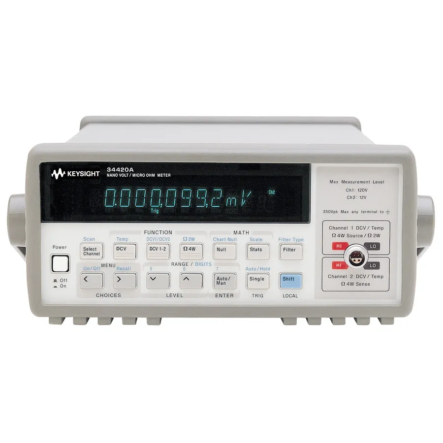 Keysight 34420A nanovolt/micro-ohmeter
