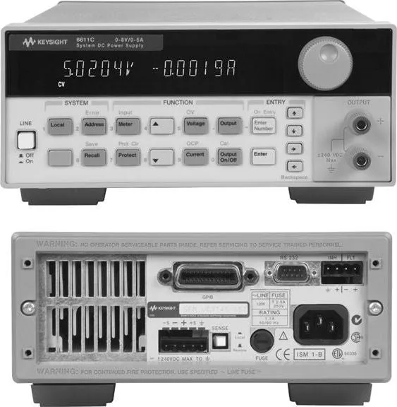 Keysight 6612C Gelijkstroomvoeding