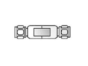 Keysight 83059AC02 3,5 mm mannelijke coaxiale adapter