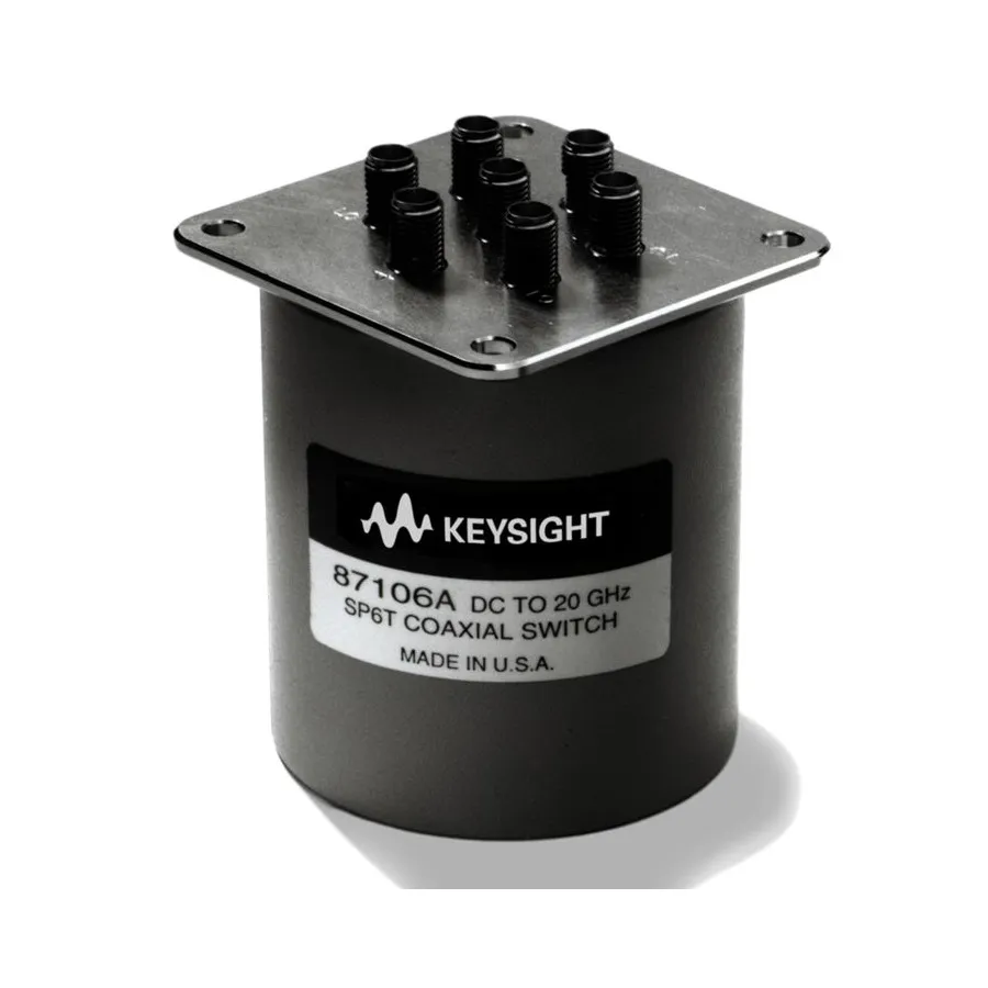 Keysight 87106A/024/161 multiportale coaxiale schakelaar