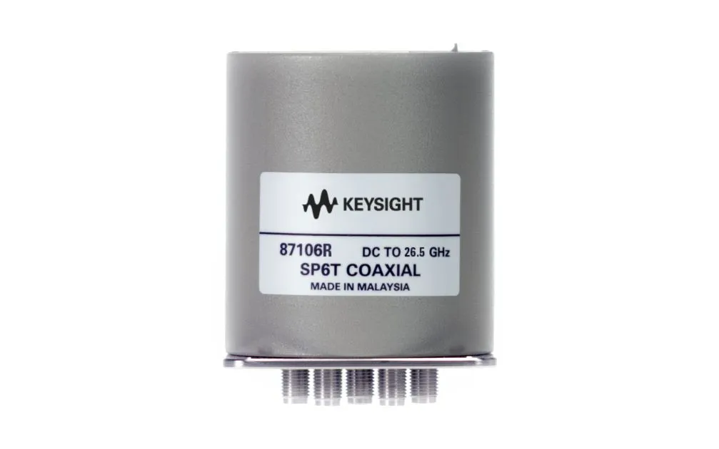 Keysight 87106R SP6T Coaxiale schakelaar
