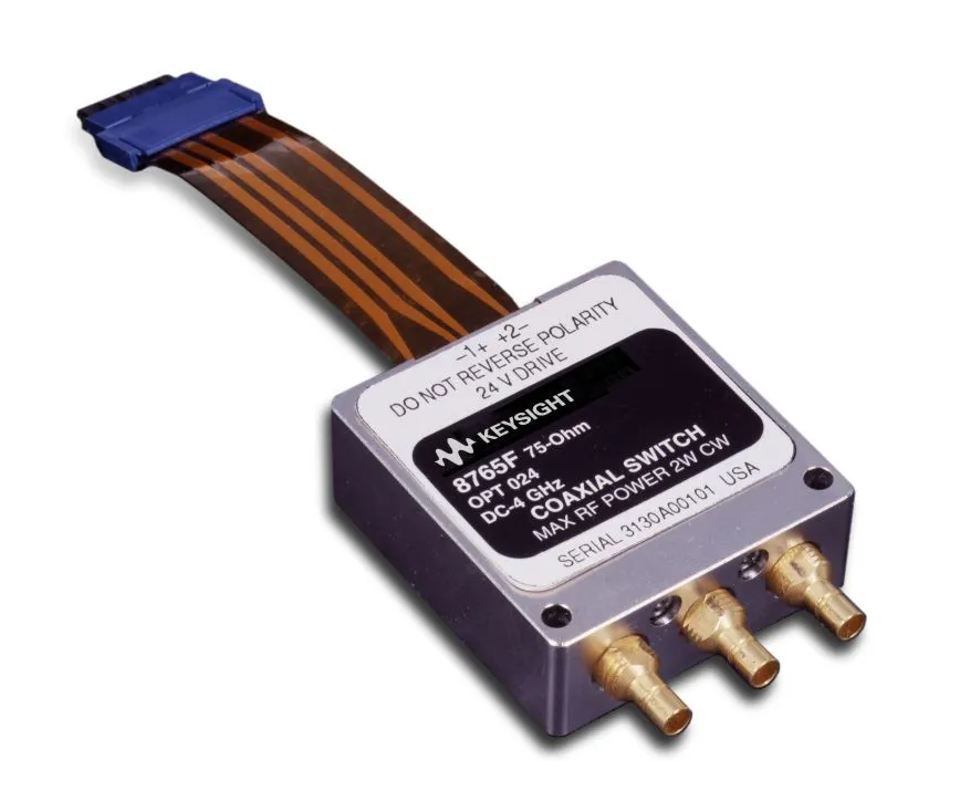 Keysight 8765F 75-Ohm Coaxiale Schakelaar