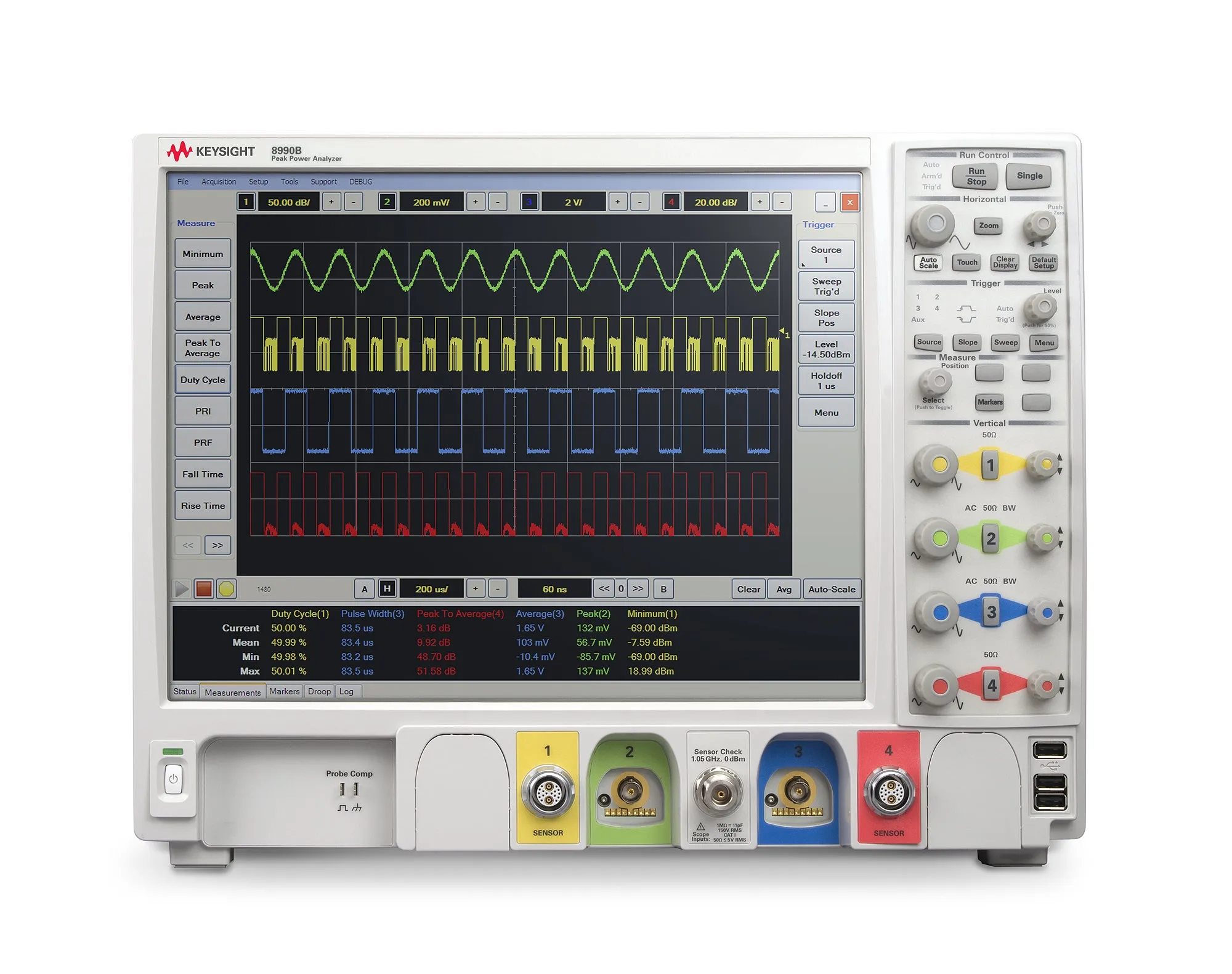 Keysight 8990B piek-vermogenanalysator