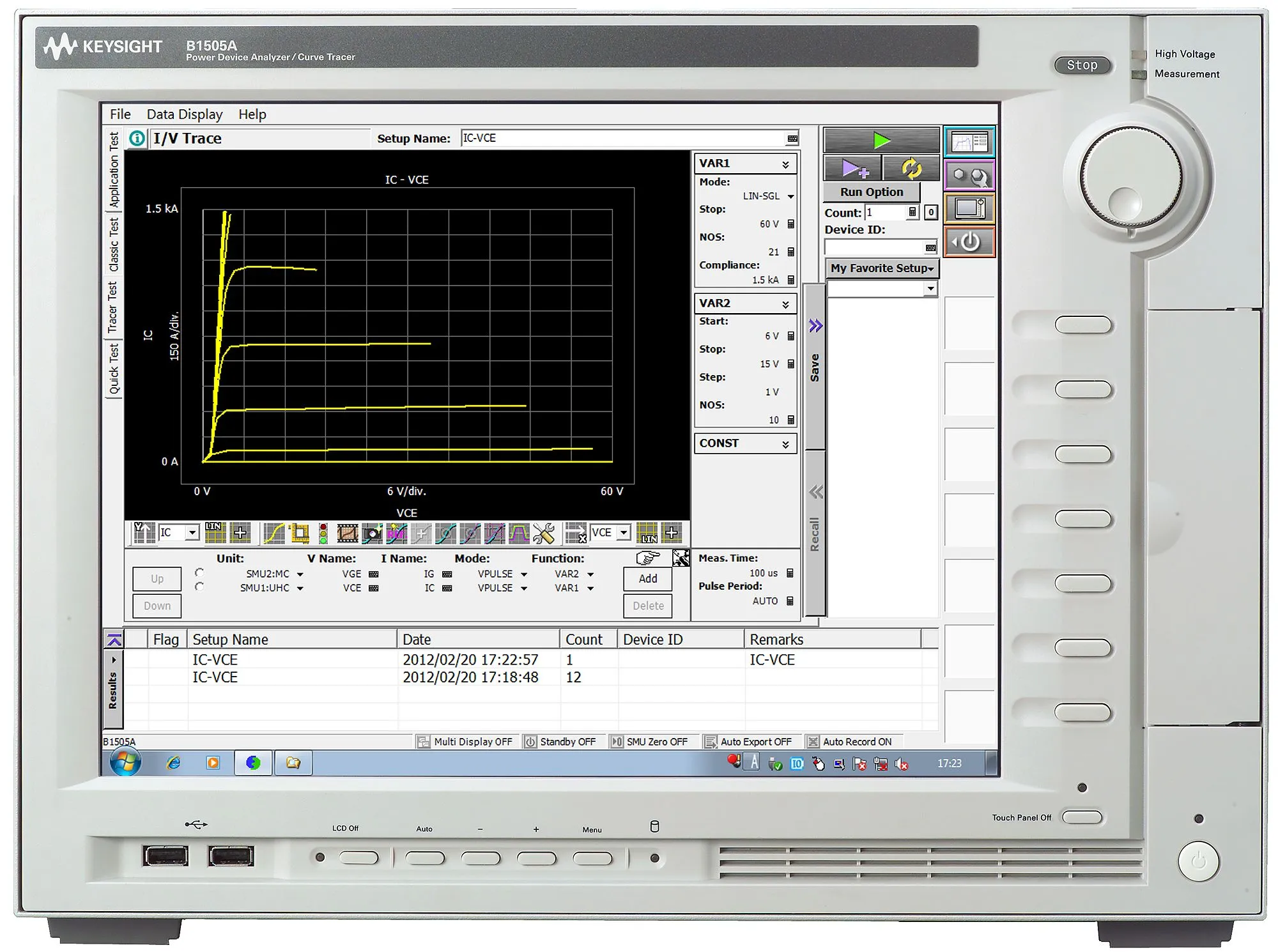 Keysight B1505A Vermogensapparaat-analyzer