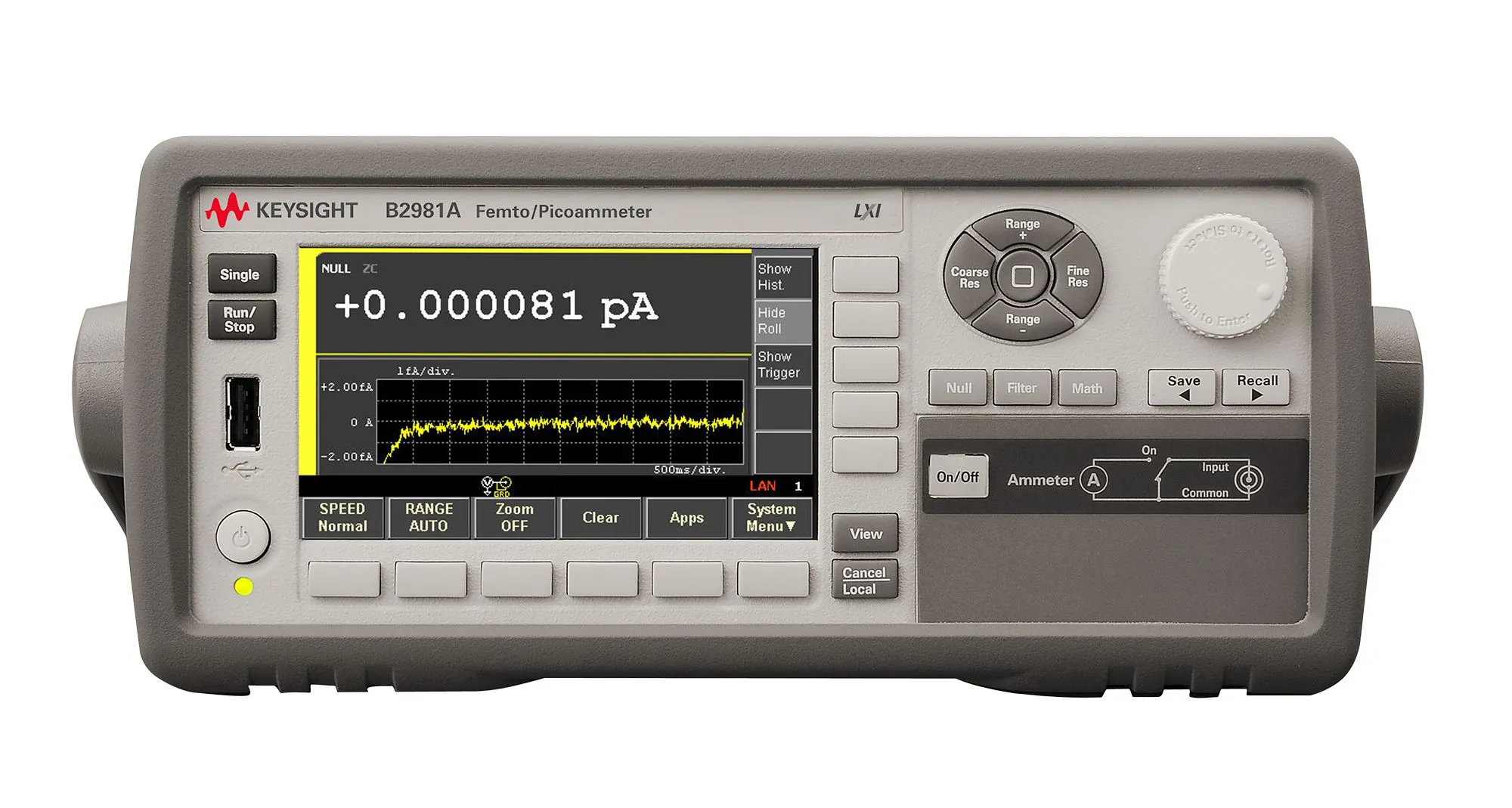 Keysight B2981A Femto/Picoampèremeter