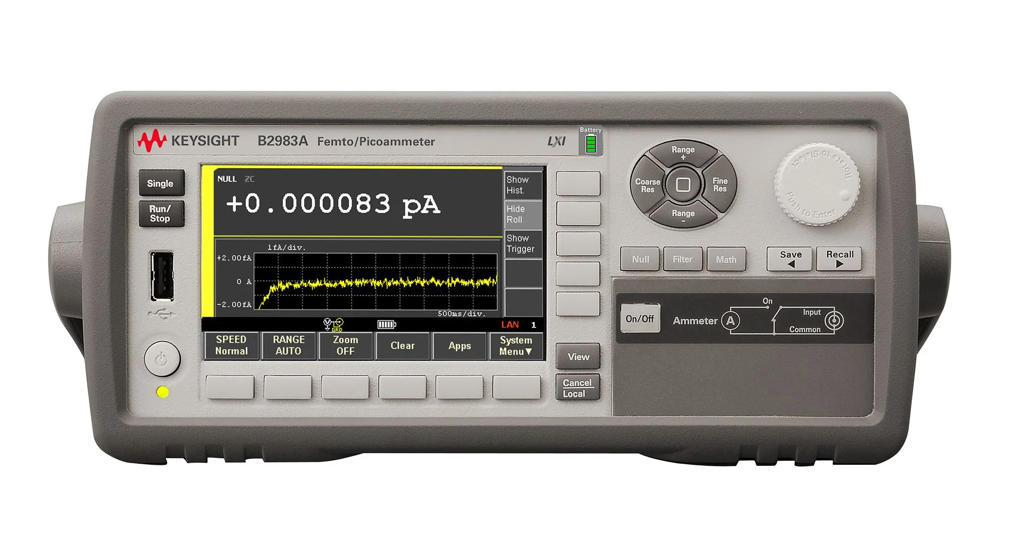 Keysight B2983A Femto/Picoampèremeter