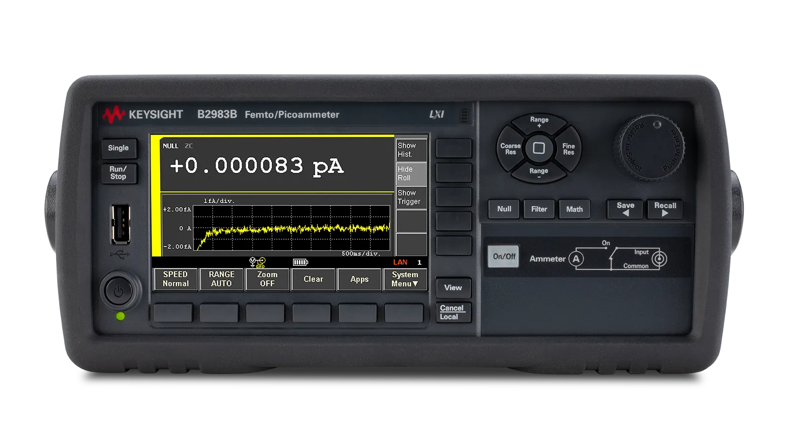Keysight B2983B Femto/Picoampèremeter