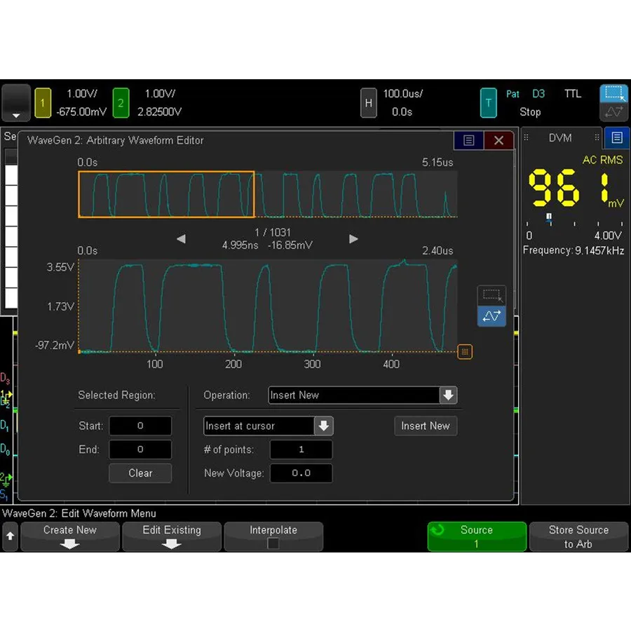 Keysight DSOX6WAVEGEN2 2-kanaals golfvormgenerator-software