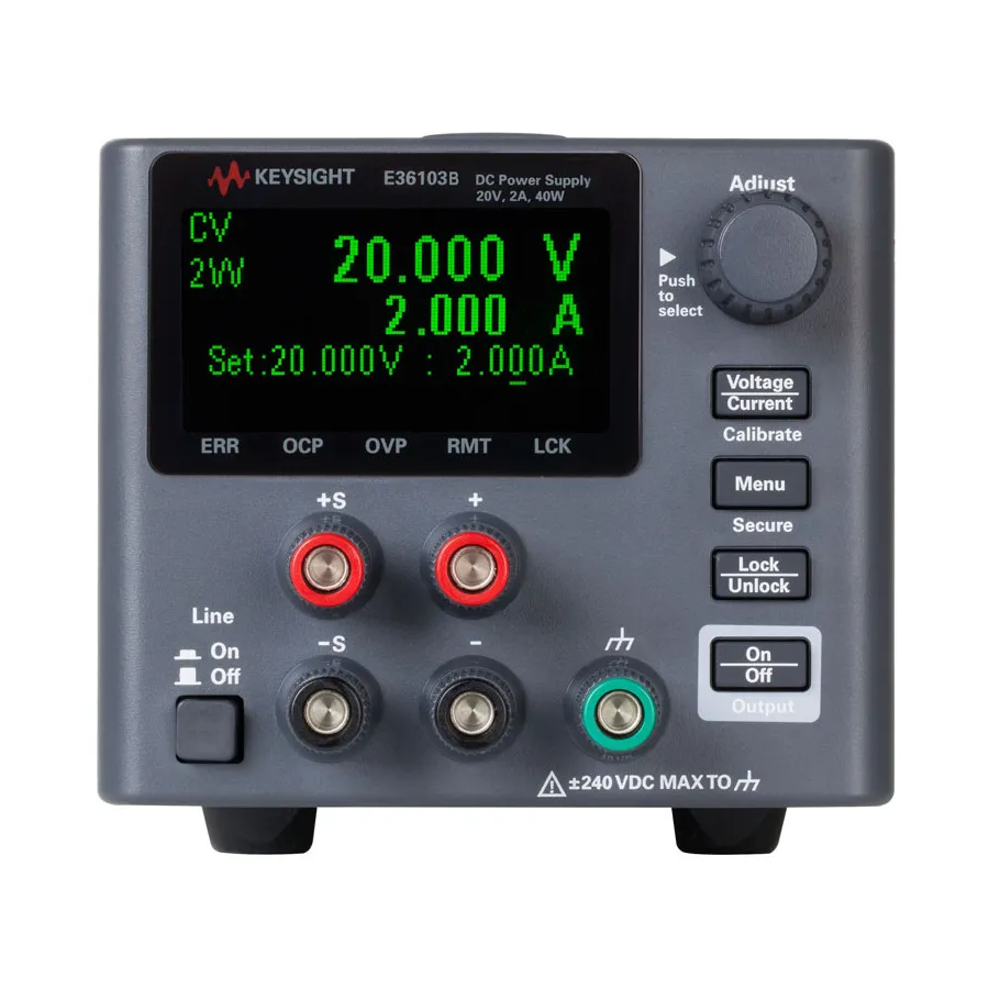 Keysight E36103B/0EM/903 gelijkstroomvoeding