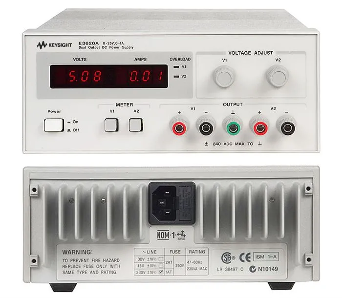 Keysight E3620A Dual Output DC voedingseenheid