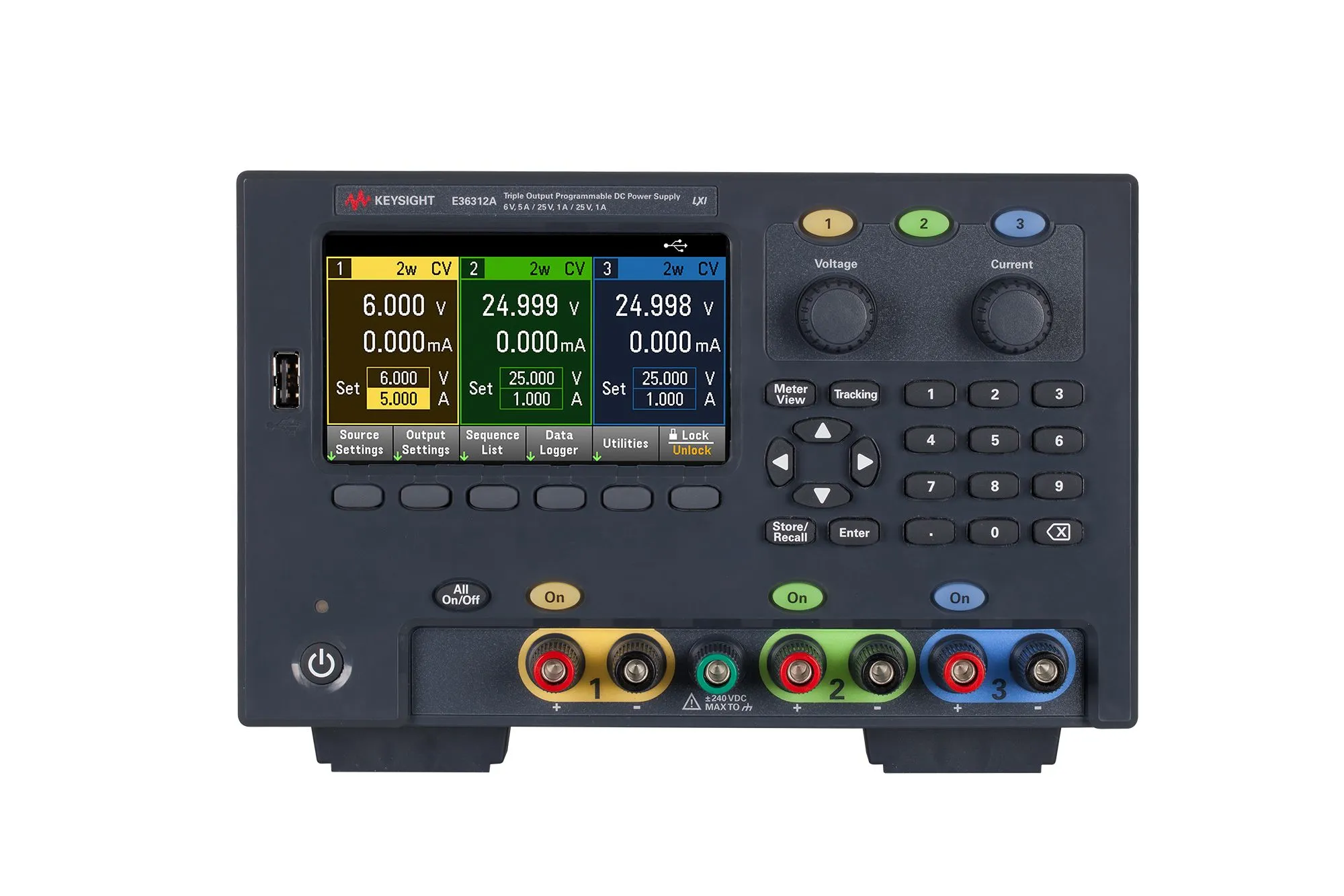 Keysight E36312A Triple Output DC voedingseenheid