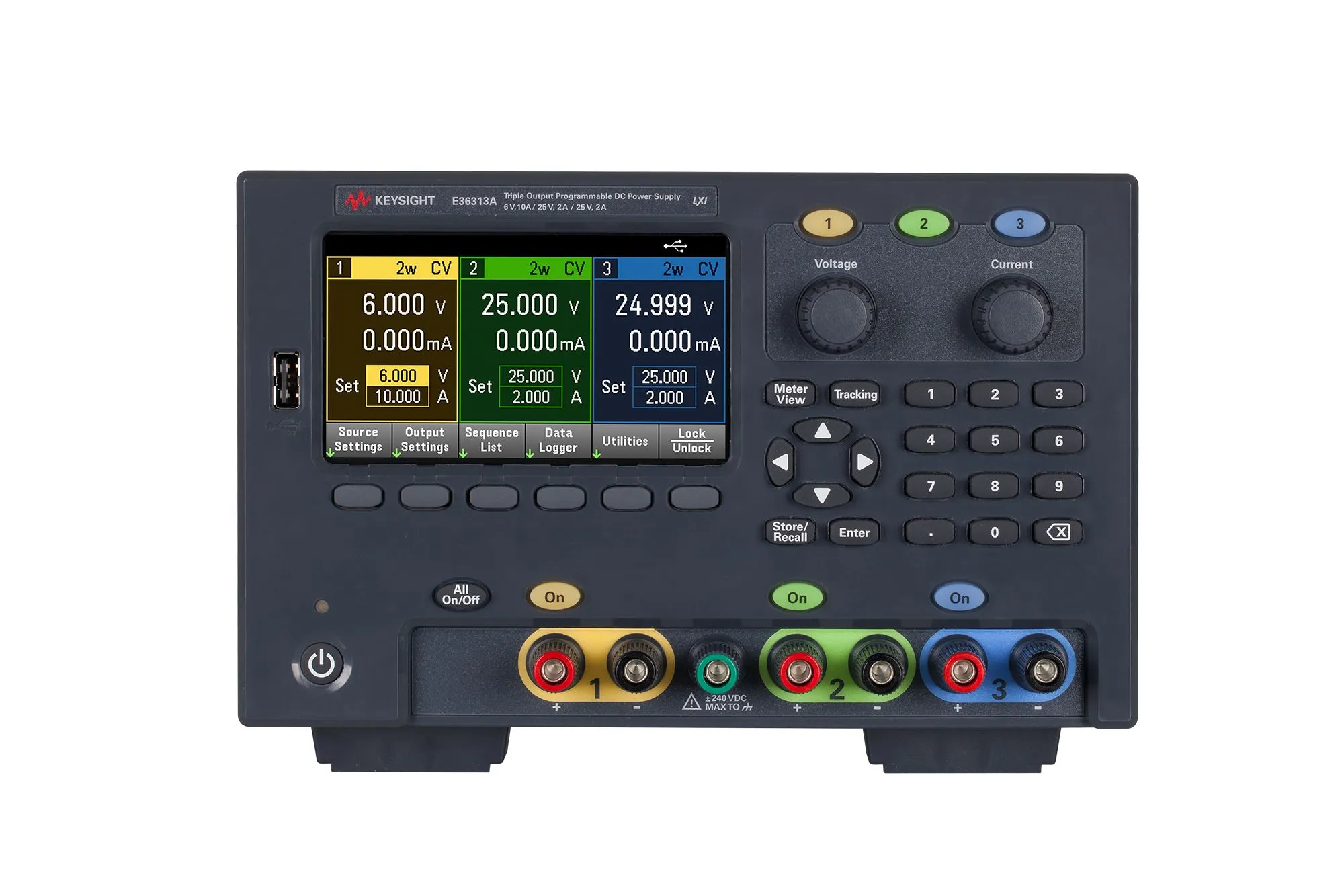 Keysight E36313A Triple Output DC voedingseenheid