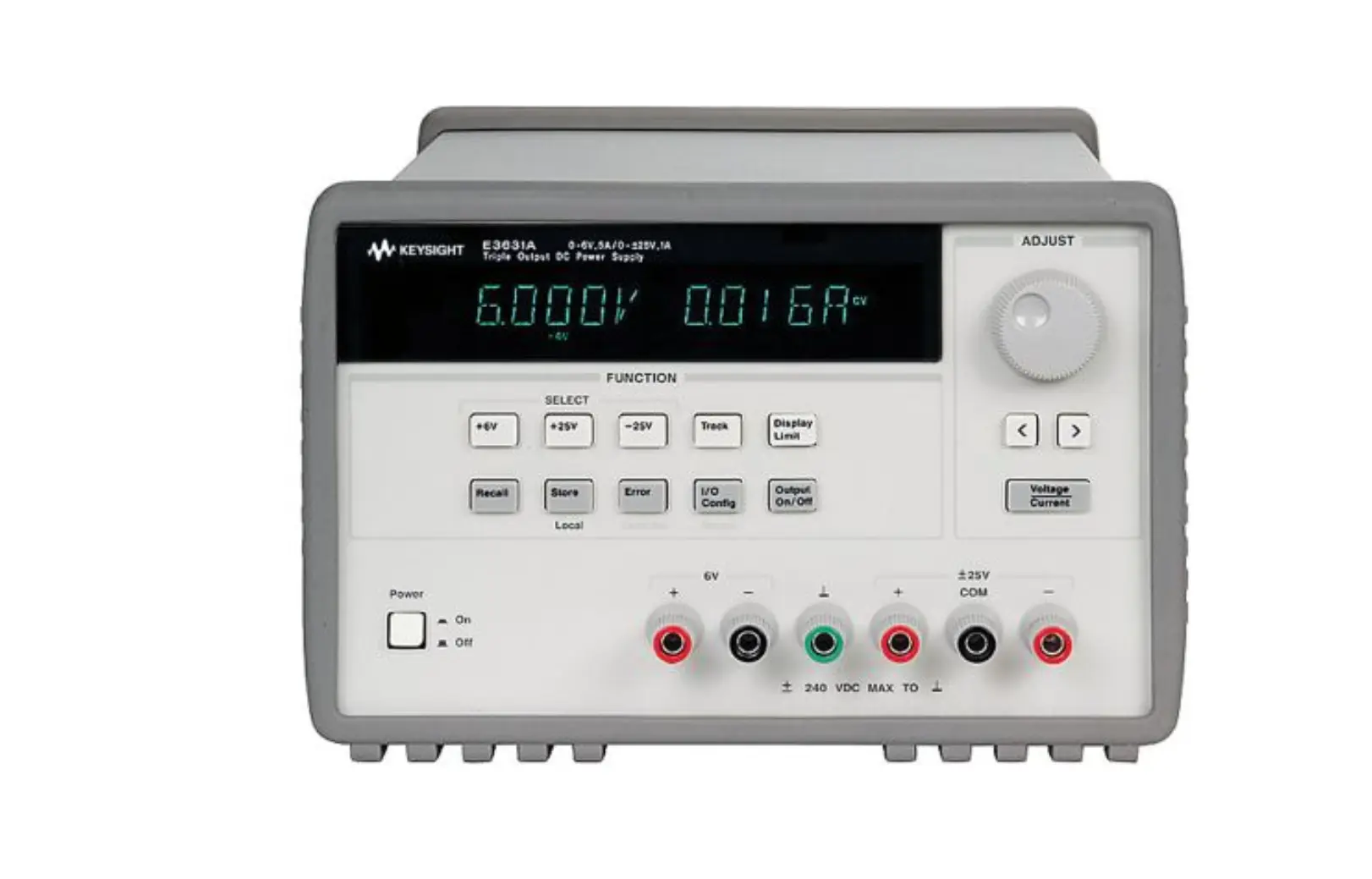 Keysight E3631A Drievoudige uitgang DC-voeding