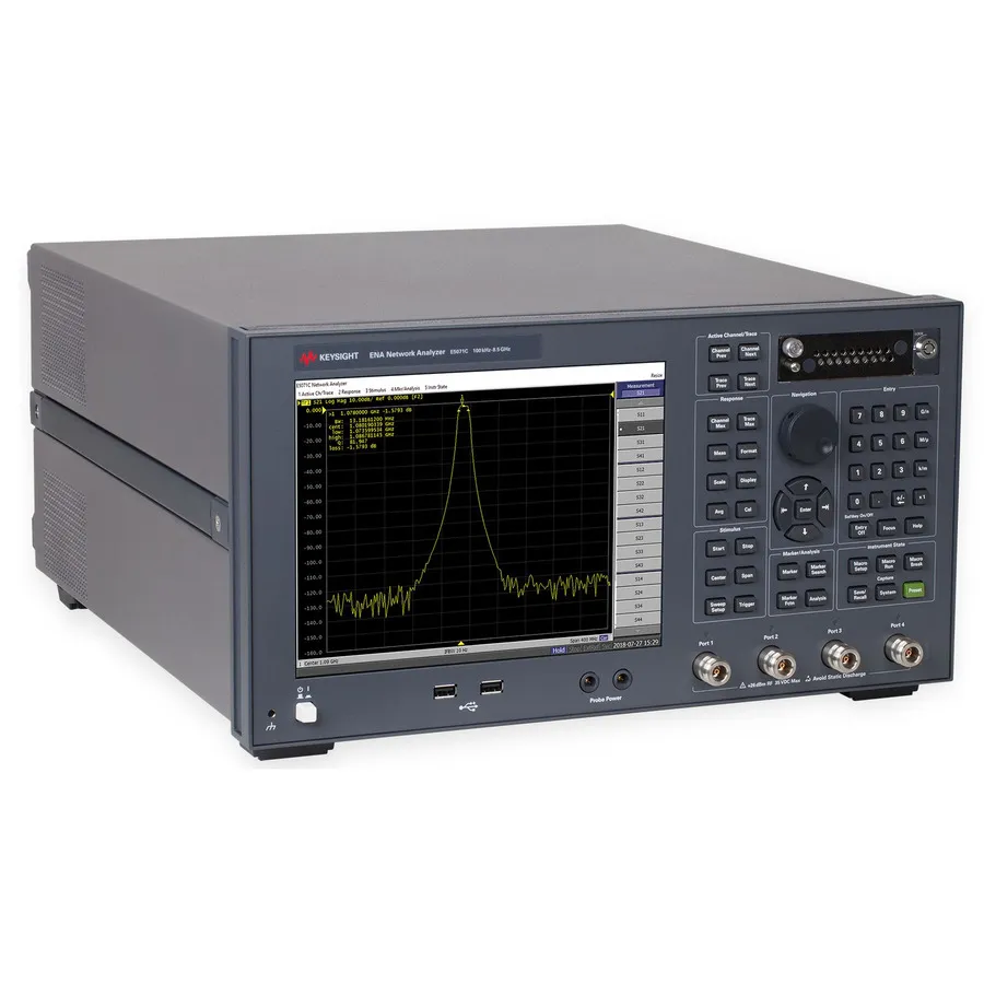 Keysight E5071C ENA Vectornetwerkanalyzer (4-poort, Tijddomein, Hoge stabiliteit)