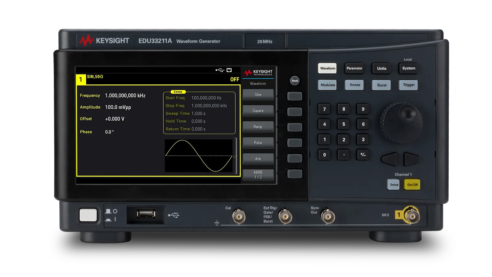 Keysight EDU33211A Functie/Arbitraire Golfvormgenerator