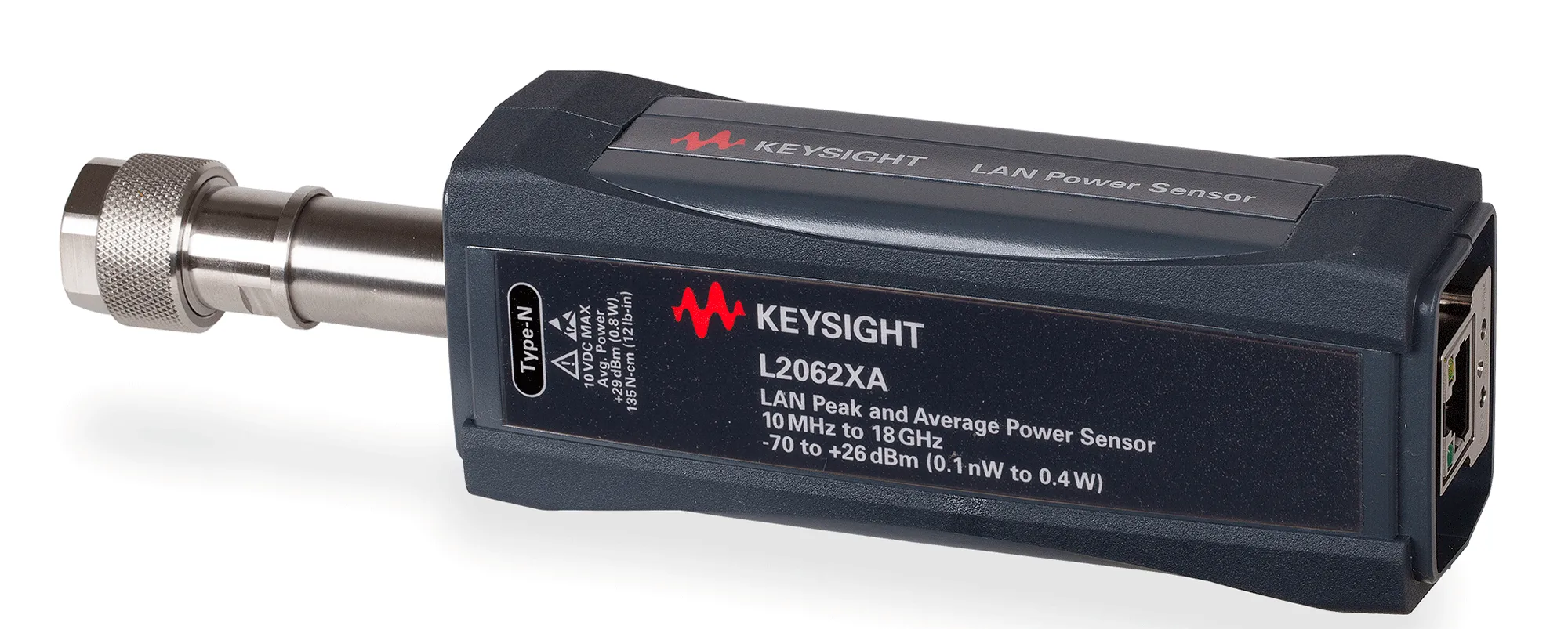 Keysight L2062XA LAN-sensor voor piek- en gemiddeld vermogen