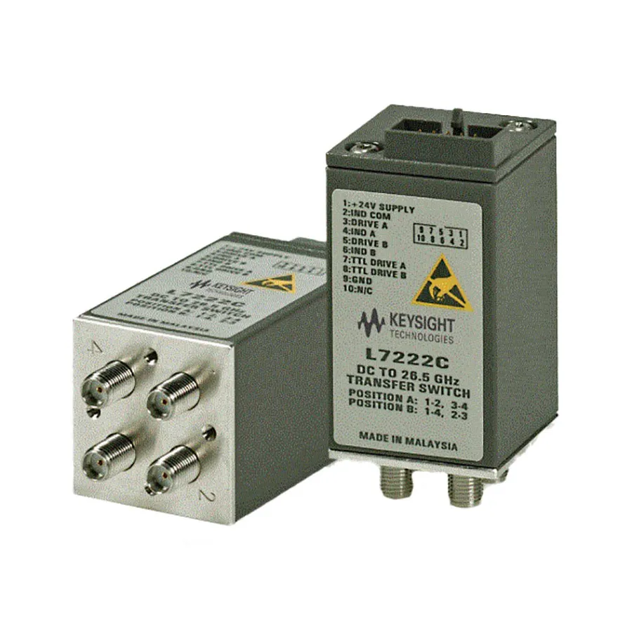 Keysight L7222C/161/201 Coaxiale Overbrengsschakelaar