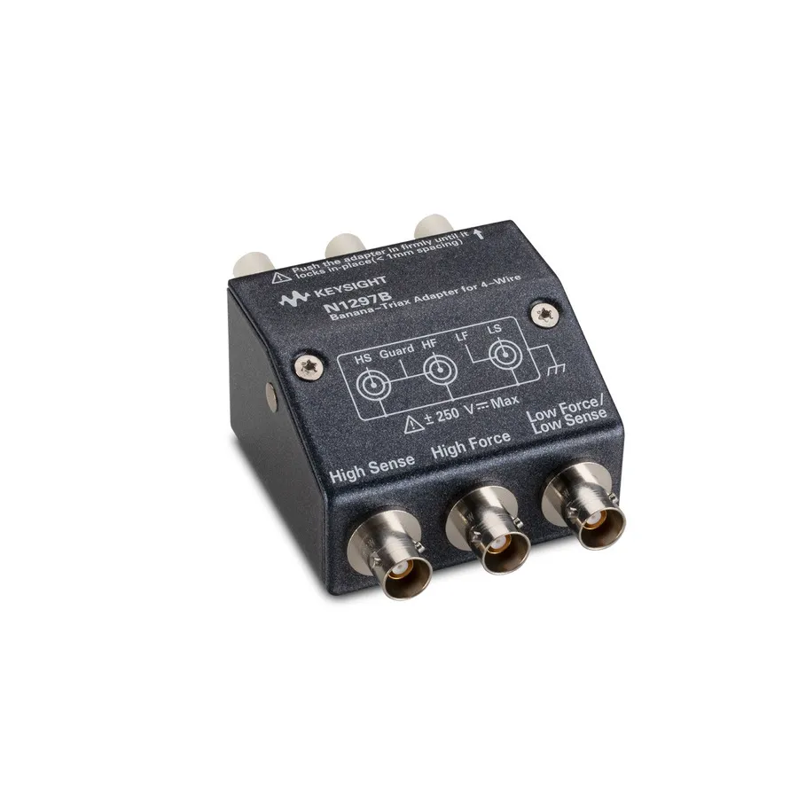 Keysight N1297B Banana naar Triax-adapter