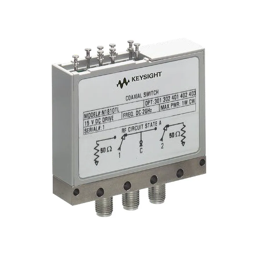 Keysight N1810TL/004/124/201 Latching Coaxiaal Schakelaar