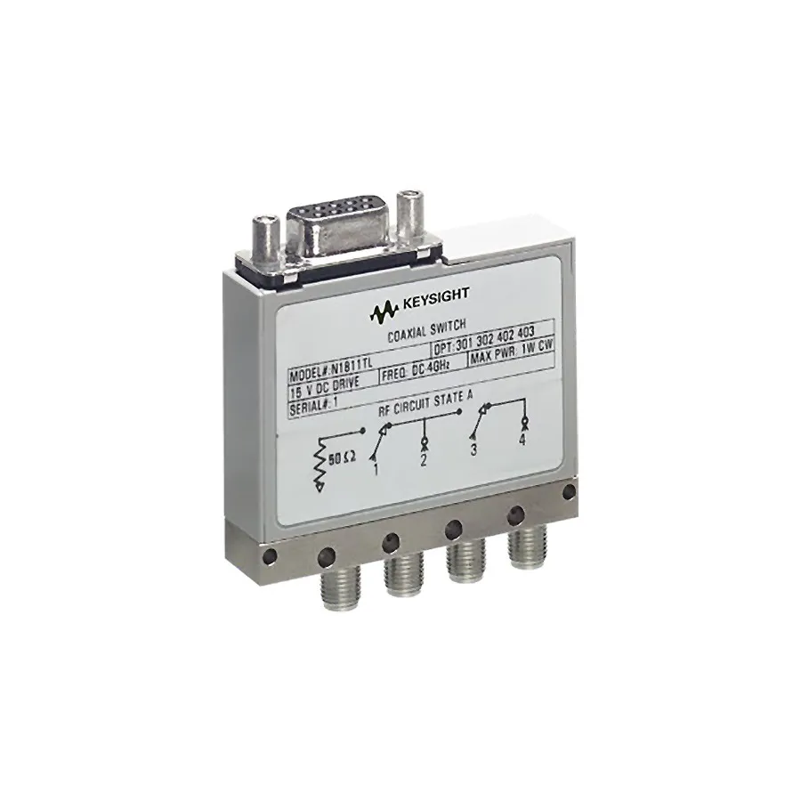 Keysight N1811TL/026/124/202-coaxiale schakelaar