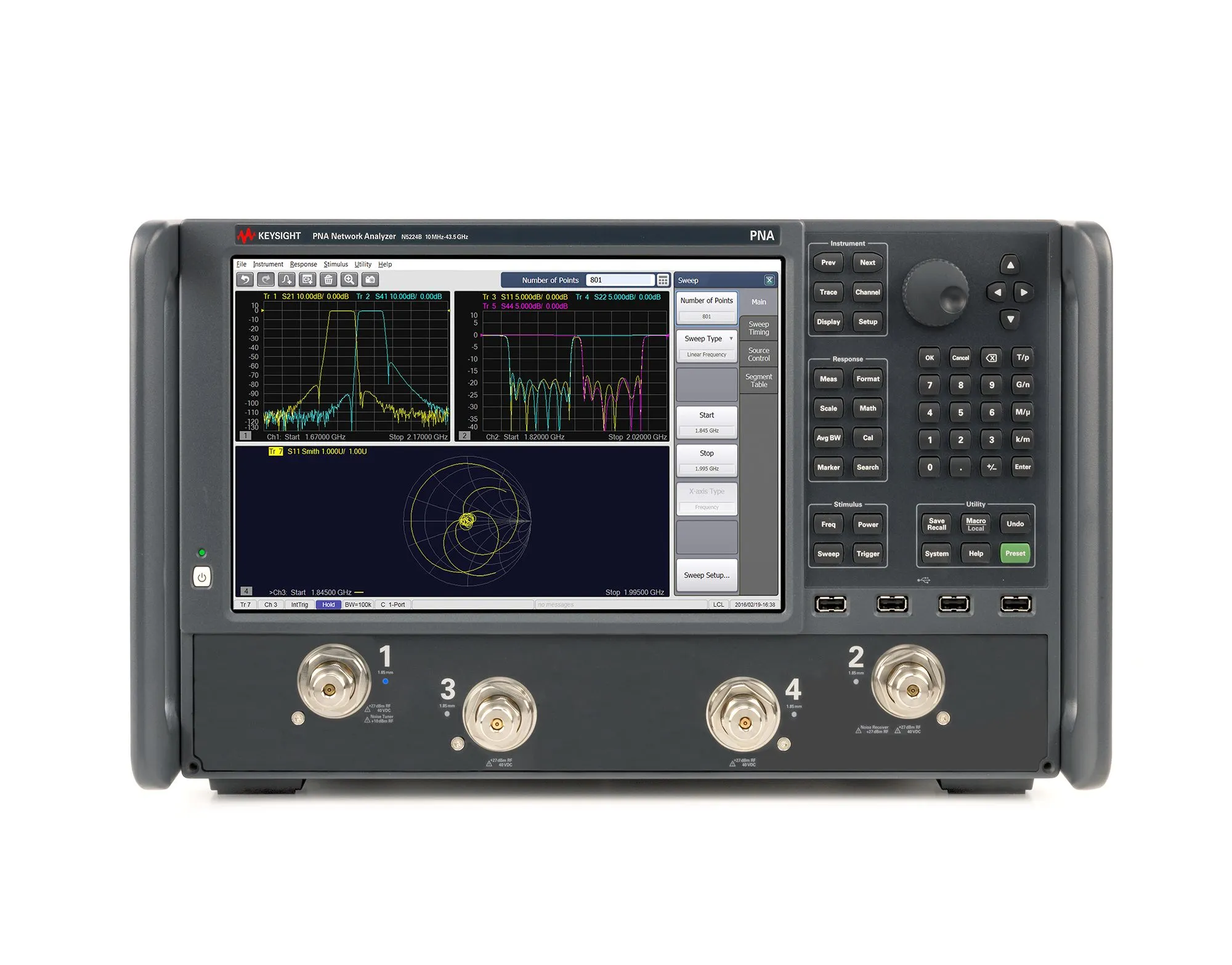 Keysight N5224B Microgolfnetzwerkanalyzer