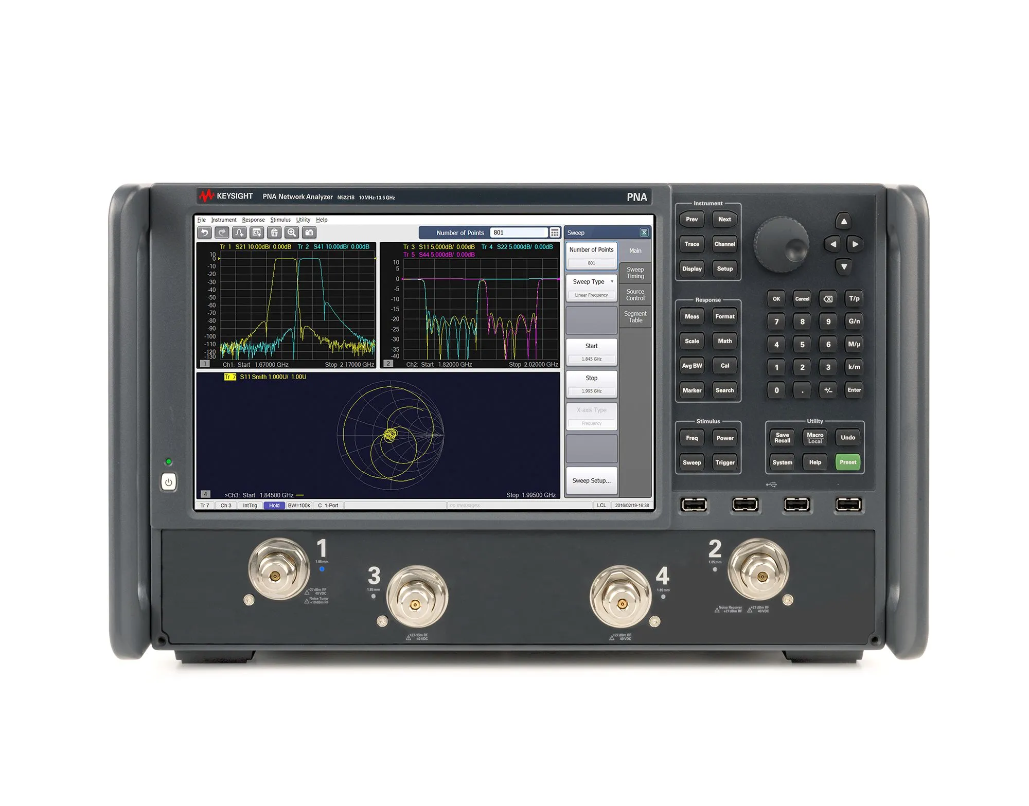 Keysight N5227B PNA Microgolf Netwerkanalysator