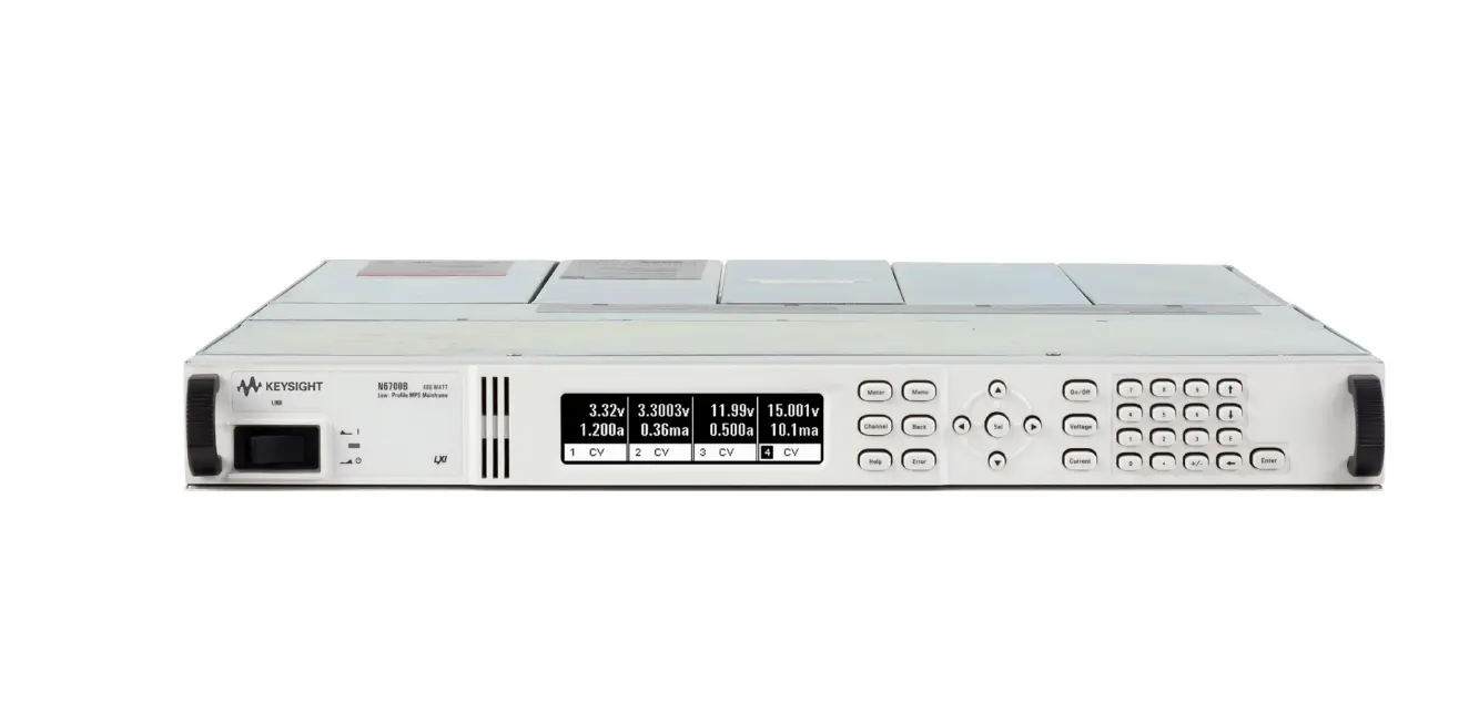 Keysight N6700B modulair stroomsysteem