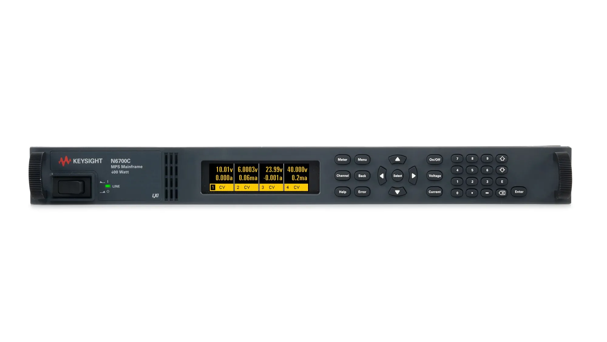 Keysight N6700C modulair stroomsysteem mainframe