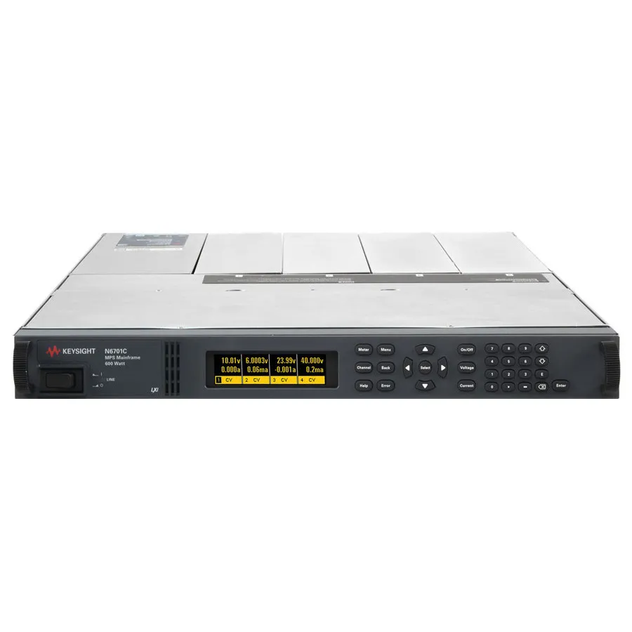 Keysight N6701C modulair stroomsysteem mainframe met rackmontagekit