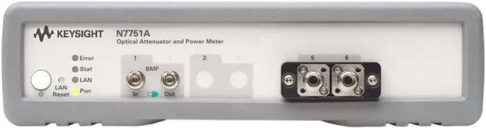 Keysight N7751A optische attenuator met vermogensmeter
