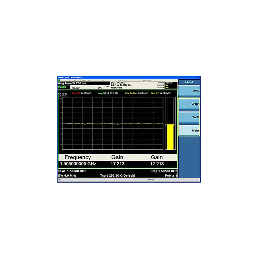 Keysight N9069A/1TP meetsoftware voor geluidsfiguur