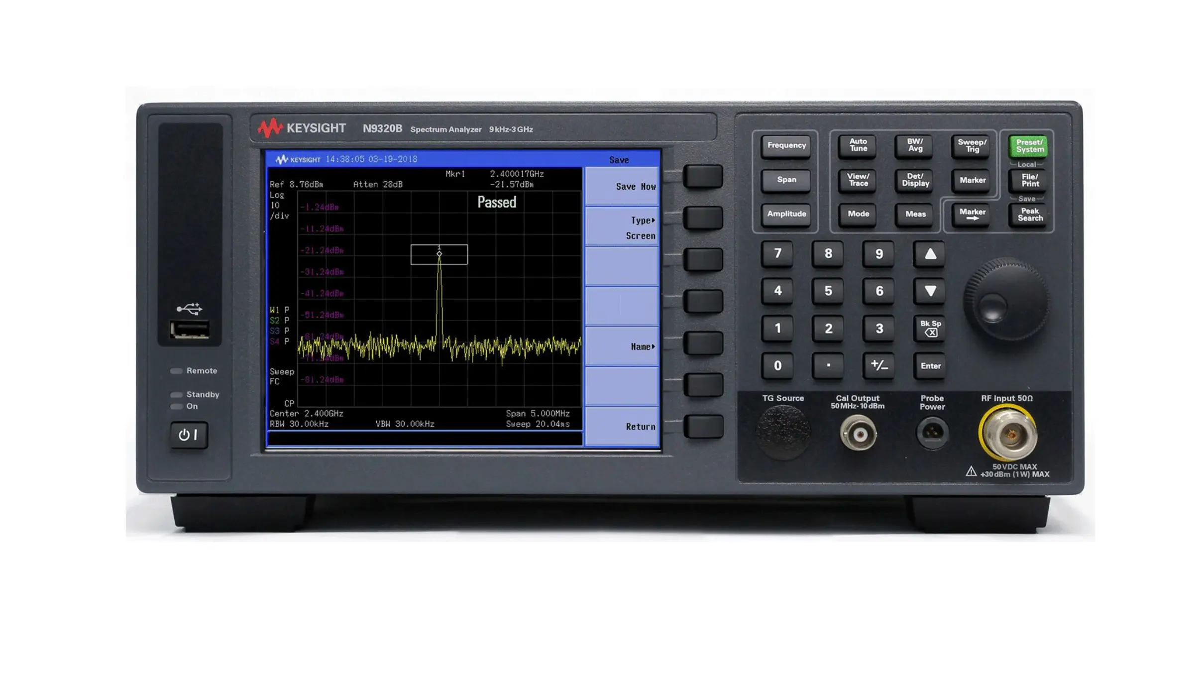 Keysight N9320B spectrumanalyzer