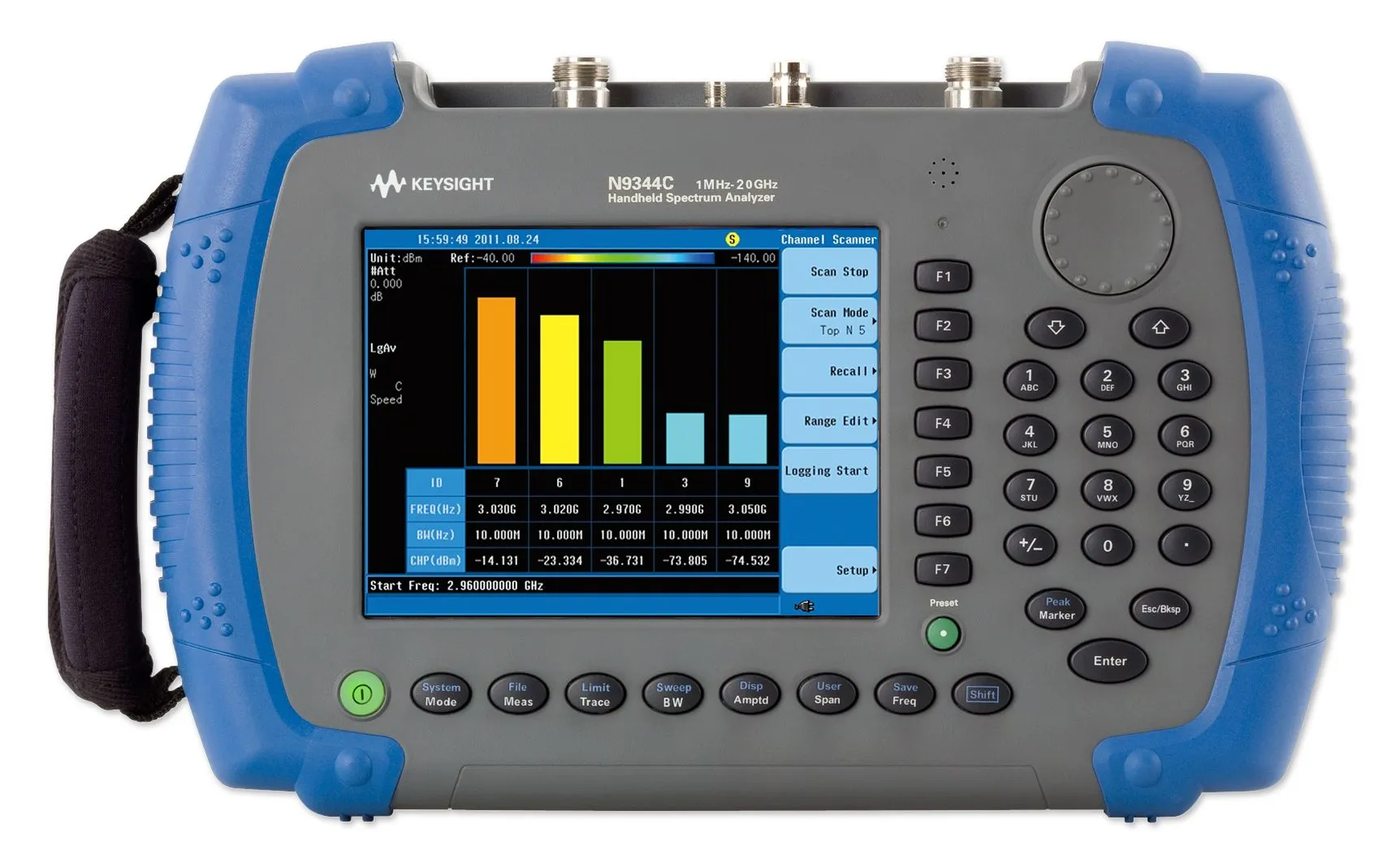 Keysight N9344C draagbare spectrumanalyzer