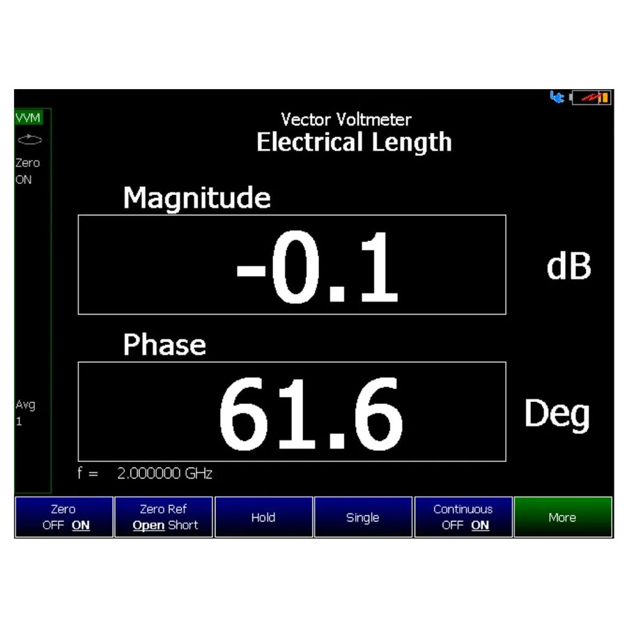 Keysight N9912CU/308 Vector Voltmeter Optie