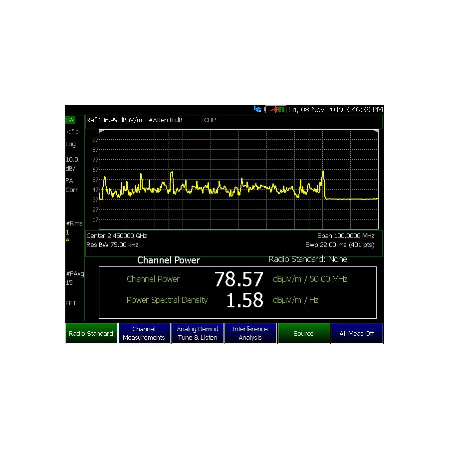 Keysight N9912CU/358 EMF-Metingen Optie