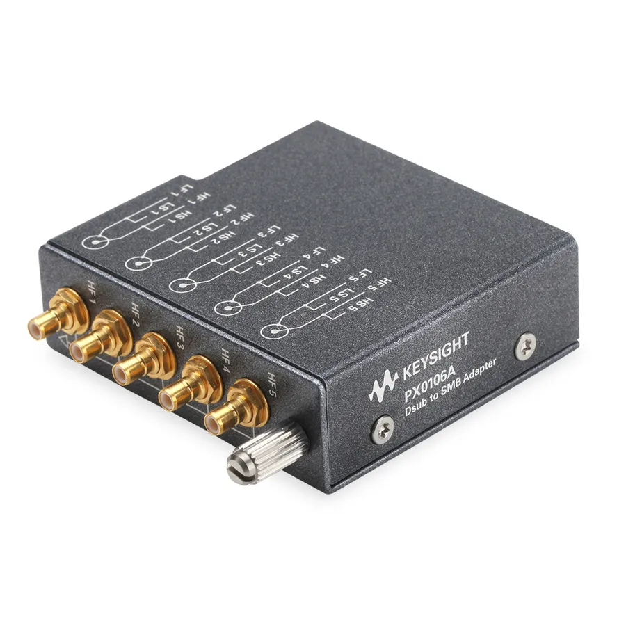 Keysight PX0106A Dsub25 naar 5 SMB adapter