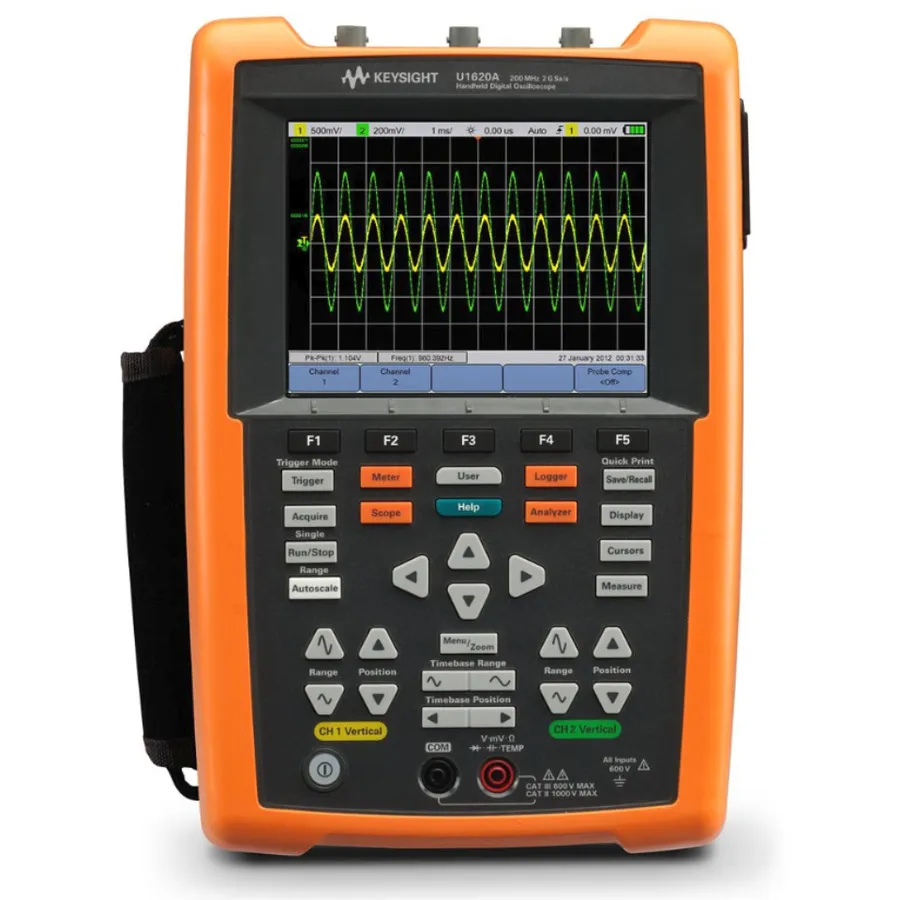 Keysight U1620A 200 MHz 2-kanaal handheld oscilloscoop