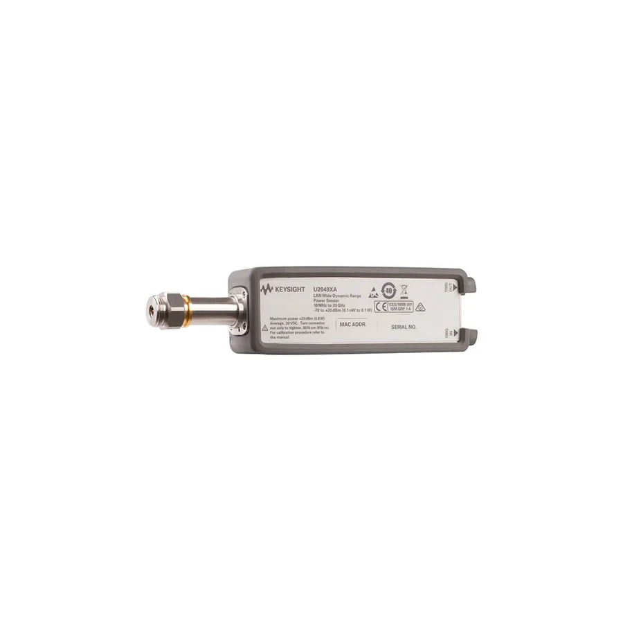 Keysight U2049XA/100/U2032A/U2034A LAN-Piek- en Gemiddelde Vermogenssensor