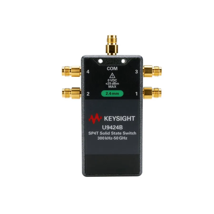 Keysight U9424B/001/101 Solid State FET Schakelaar, SP4T, 300 kHz-50 GHz