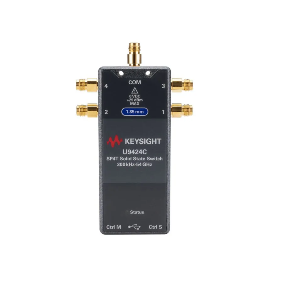 Keysight U9424C/002/201/301 Solid State FET Schakelaar, SP4T, 300 kHz-54 GHz, USB